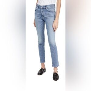 Citizens of Humanity light blue mid-rise skinny jeans